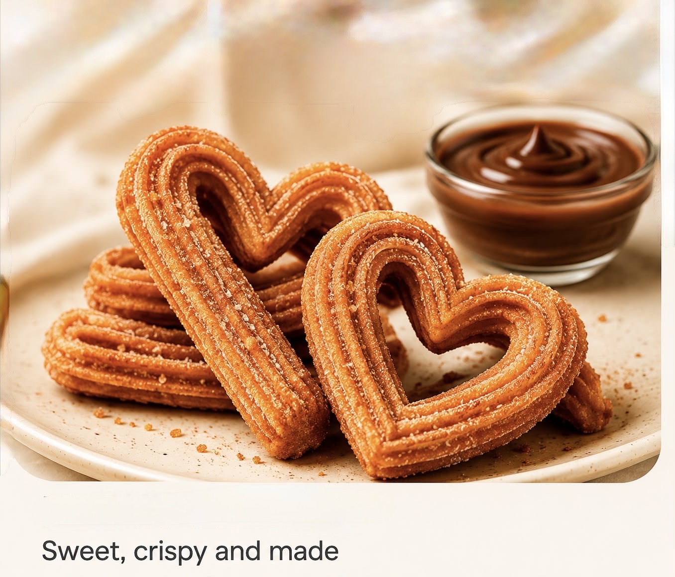 Heart Shaped Churros